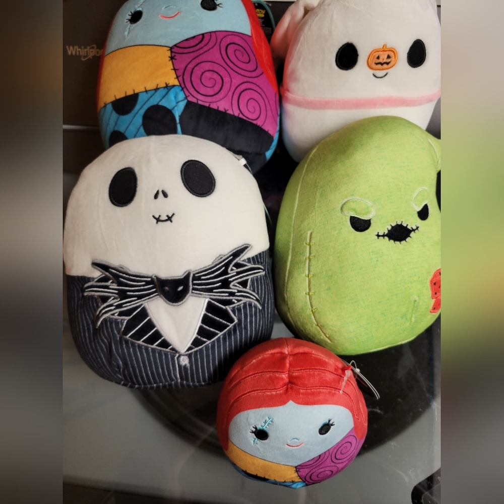 Squishmallow Nightmare Before Christmas Lot (8/5") (NWT 6 Squishmallows)